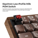 Keychron K3 Max QMK Wireless Hot-Swappable RGB Custom Mechanical Keyboard - All-Wood Special Edition
