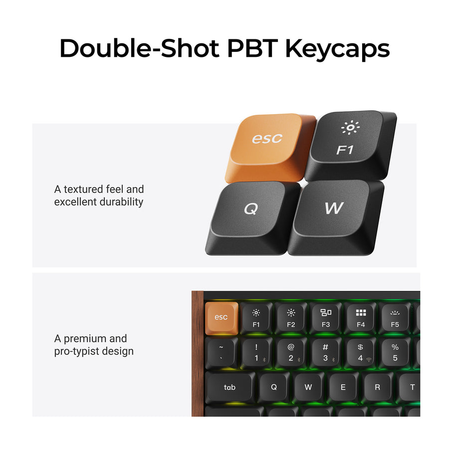 Keychron K3 Max SE QMK Wireless Hot-Swappable RGB Custom Mechanical Keyboard - Black