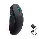 Keychron M3 RGB Ergonomic Wireless Optical Mouse (Black) (M3-A1)