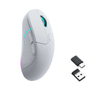 Keychron M3 RGB Ergonomic Wireless Optical Mouse (White) (M3-A3)