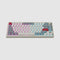 Keychron Q1 Max QMK/VIA Fully Assembled with Knob Side-Printed Keycaps Hot-Swappable 75% Wireless Custom Mechanical Keyboard - Shell White (Gateron Jupiter Banana Switch) (Gateron Jupiter Red Switch)