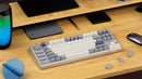 Keychron Q3 Pro QMK/VIA TKL Fully Assembled Knob (Special ED.) Hot-Swappable RGB Backlit Custom Wireless Mechanical Keyboard - Silver Grey