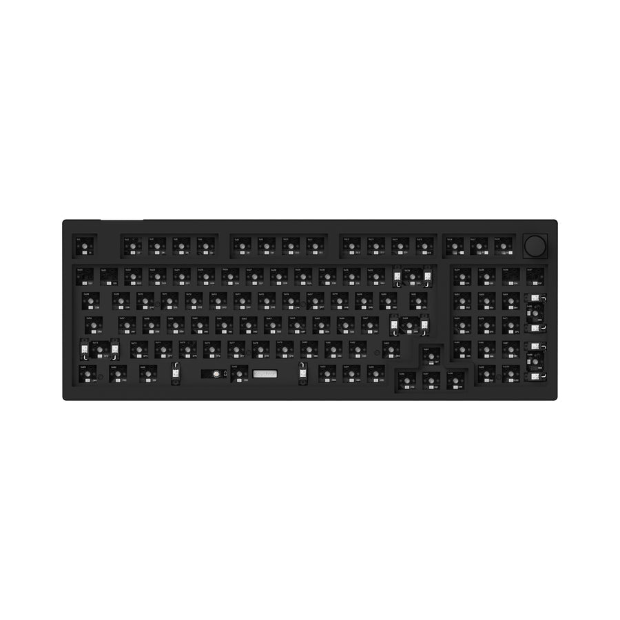 Keychron V5 QMK Custom Mechanical Barebone Knob Keyboard - Carbon Black (V5Z4)