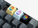 Keychron Colorful Great Wave Metal Artisan Keycap