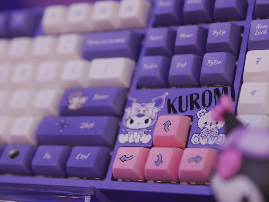 Akko Kuromi 5108B Plus Multi-Modes RGB Hot-Swappable Mechanical Keyboard (Akko CS Crystal)