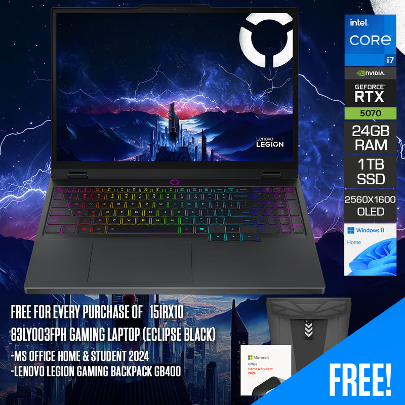 Lenovo Legion 5 15IRX10 83LY003FPH Gaming Laptop (Eclipse Black) | DataBlitz
