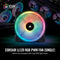 Corsair LL120 RGB 120MM Dual Light Loop LED PWM Fan (Black) (Single Pack)