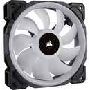 Corsair LL120 RGB 120MM Dual Light Loop LED PWM Fan With Lighting Node Pro (Black) (Triple Pack)