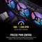 Corsair LL140 RGB 140MM Dual Light Loop LED PWM Fan With Lighting Node (Black) (Twin Pack)