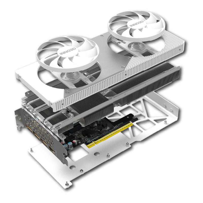 INNO3D GeForce RTX 5060 Ti Twin X2 OC 8GB GDDR7 Graphics Card (White)