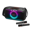JBL Partybox On-The-Go 2 Portable Speaker with 2 Wireless Microphone, Handle & a Shoulder Strap
