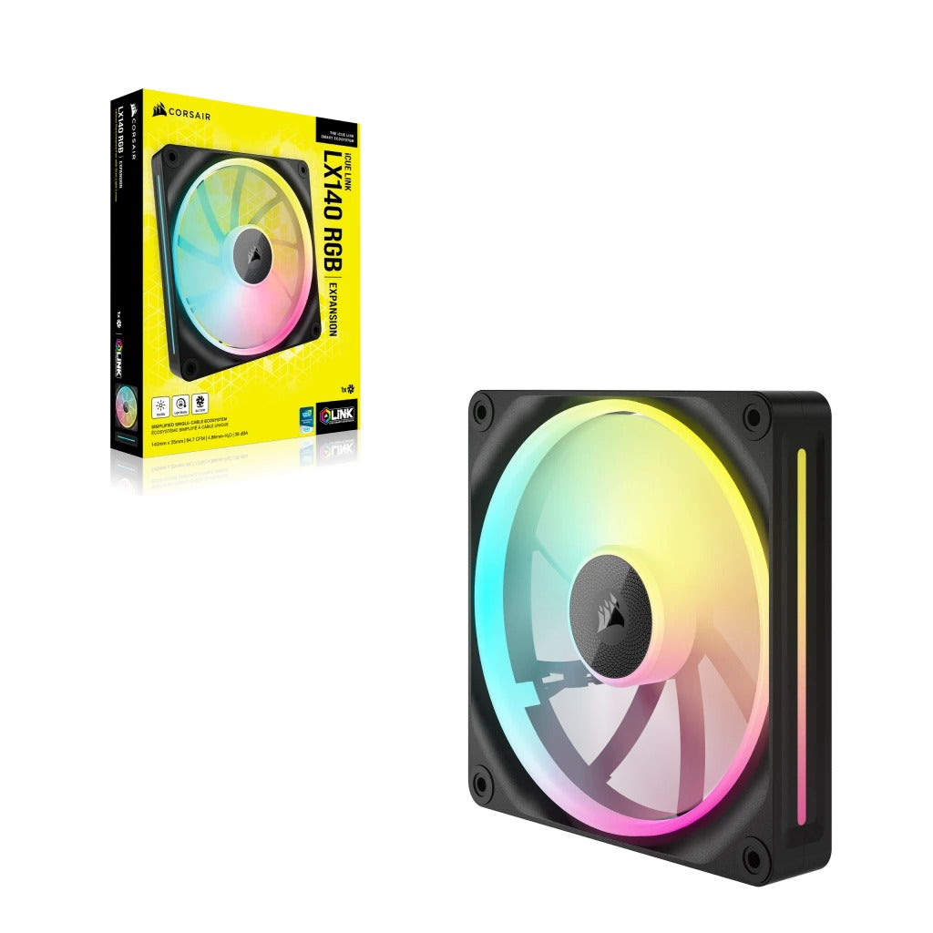 Corsair iCUE LINK LX140 RGB 140MM PWM PC Fan Expansion Kit