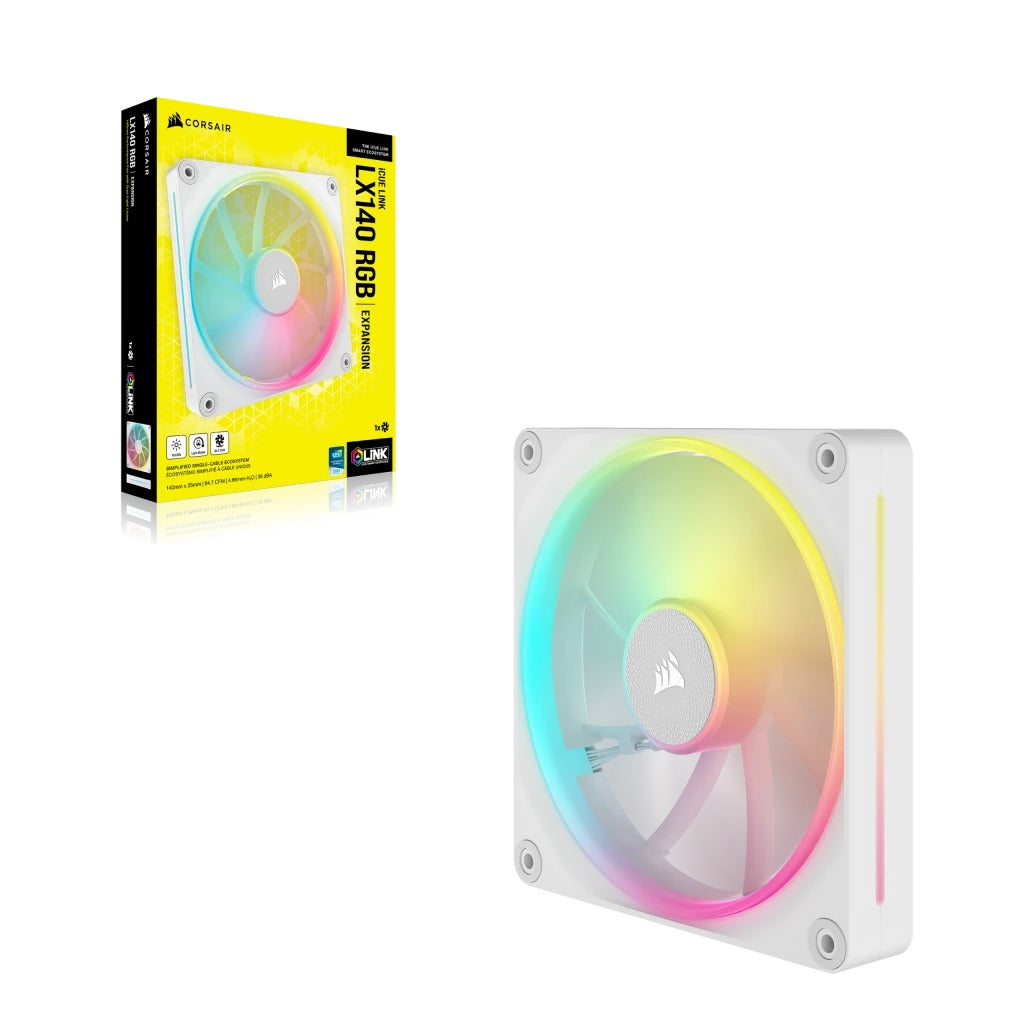 Corsair iCUE LINK LX140 RGB 140MM PWM PC Fan Expansion Kit