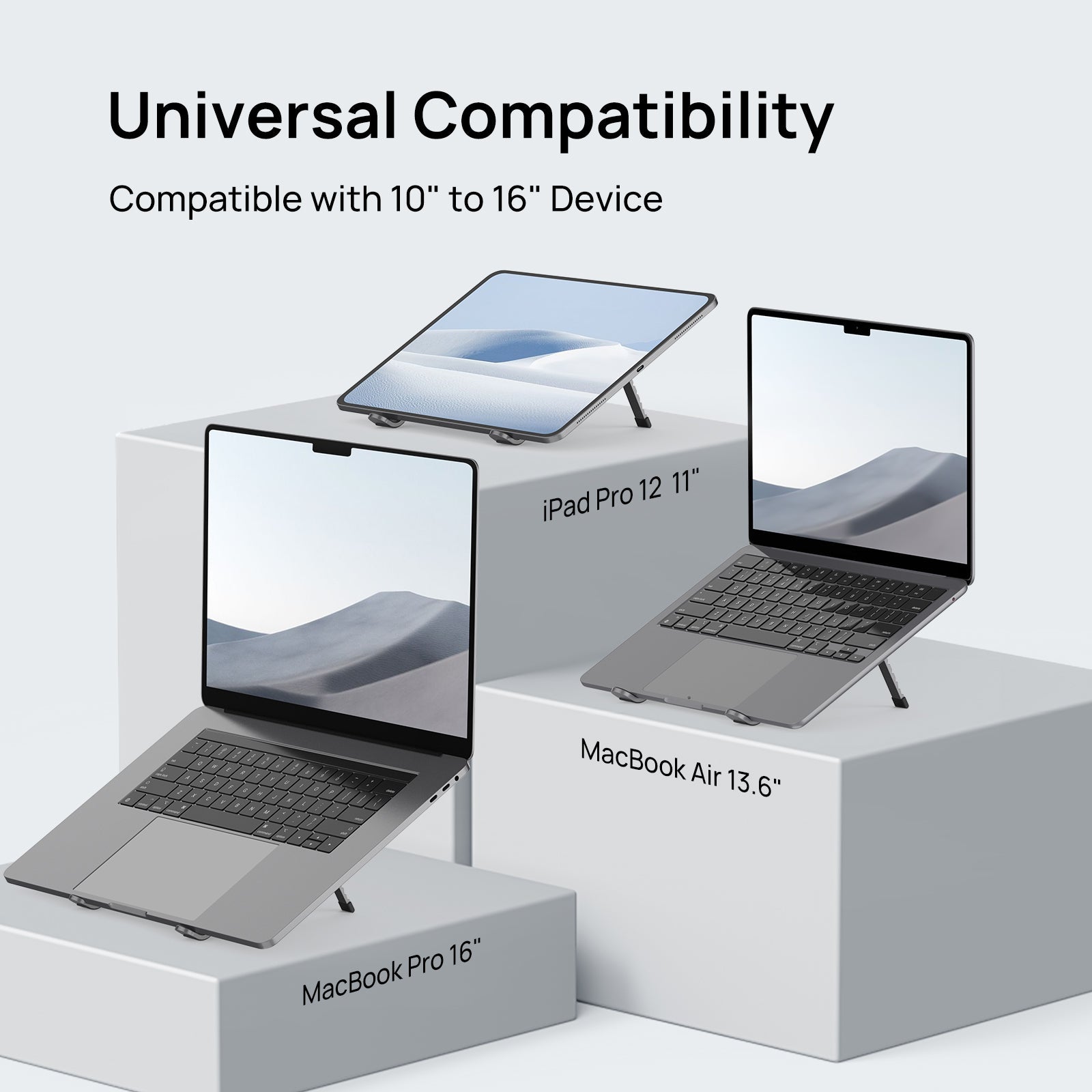 SODI 315 H-Shape Portable Laptop Stand (Black)