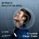 Promate Latch Clip-On High Fidelity Wireless Dynamic Earphones (White)