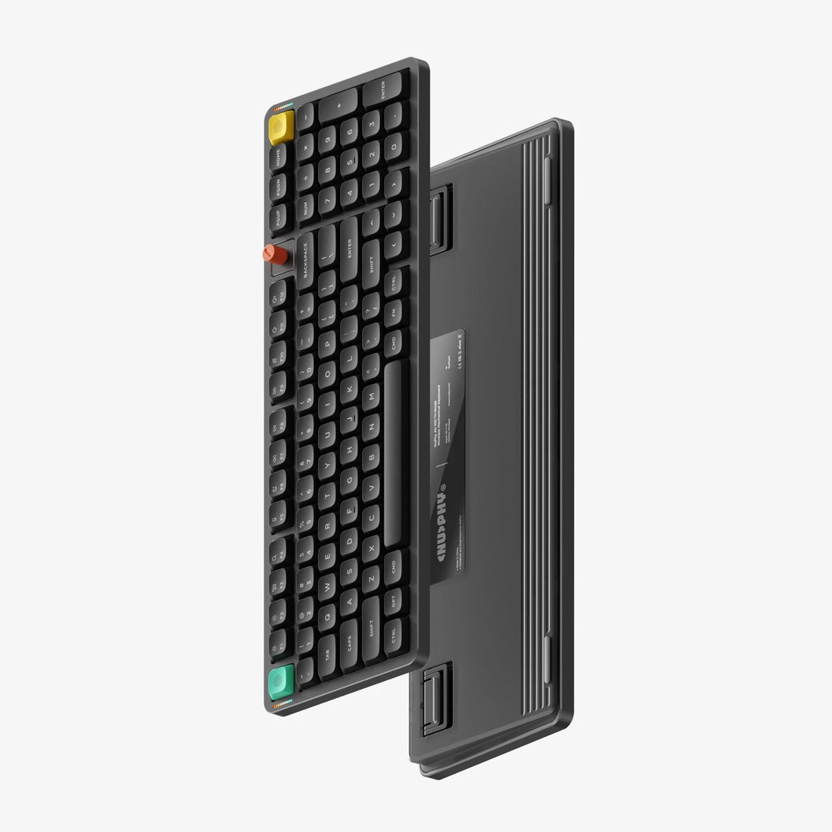 NuPhy Air100 V3 Low-Profile Tri-Mode Wireless Mechanical Keyboard - Nebula Dark (Blush Nano Switch)