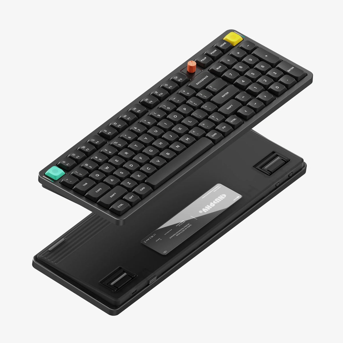 NuPhy Air100 V3 Low-Profile Tri-Mode Wireless Mechanical Keyboard - Nebula Dark (Blush Nano Switch)