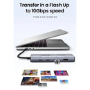 Ugreen USB-C to HDMI + DP + 2xUSB-C + 2xUSB-A (7-in-1) Hub - 15cm