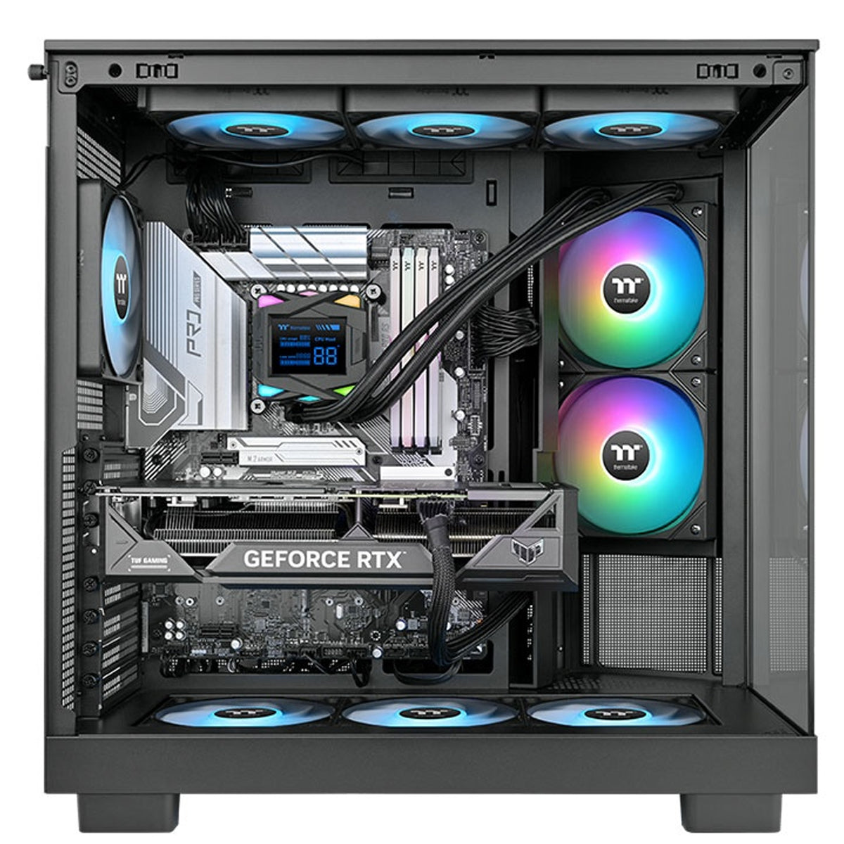 Thermaltake LA240-S ARGB Sync AIO Liquid Cooler with 2.4" Segment LCD
