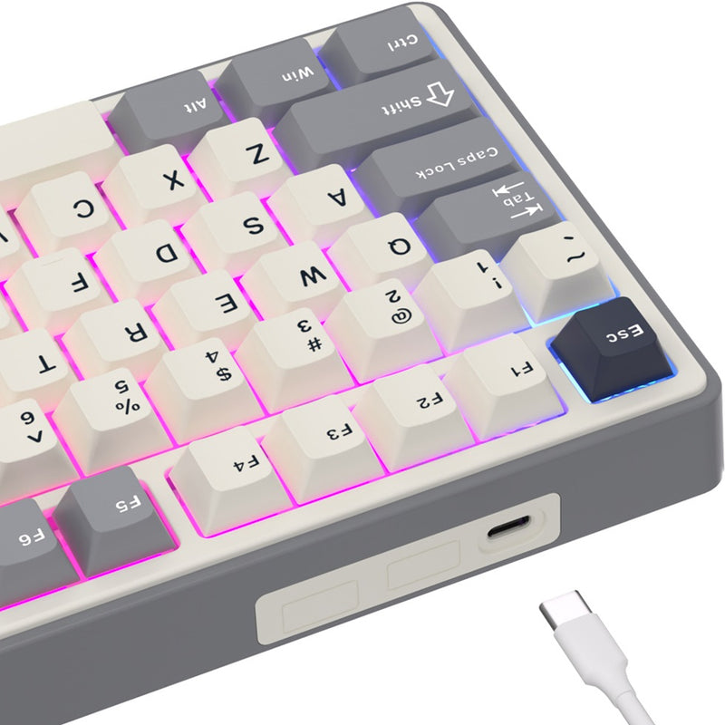 Royal Kludge R87Pro QMK Single-Mode RGB 81 Keys Hot-Swappable Mechanical Keyboard