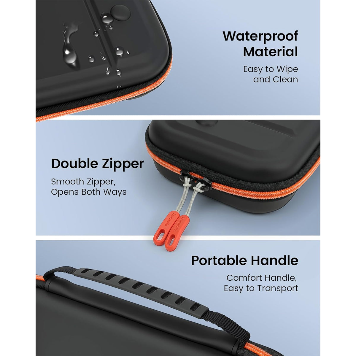 Transnovo Cross-grain PU leather Travel Carrying Case for Nintendo Switch 2