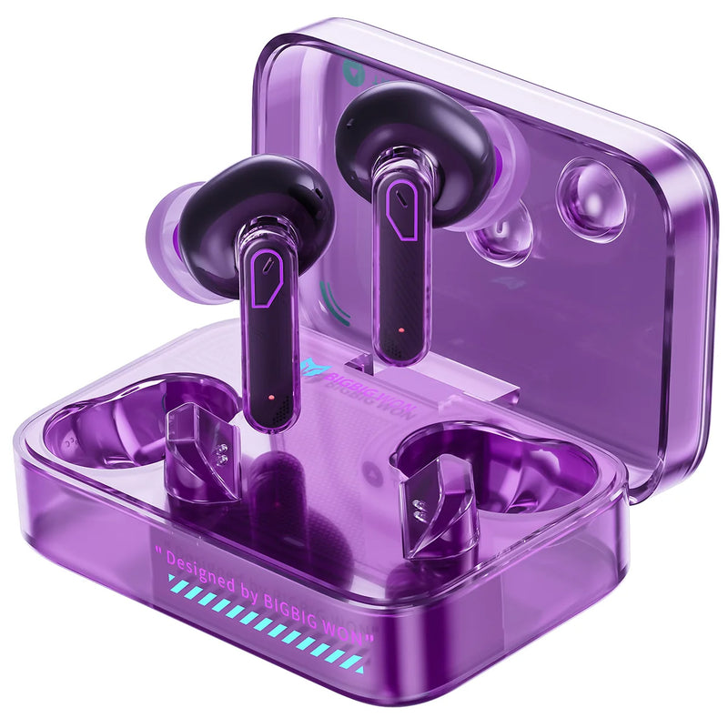 Bigbig Won Halo Buds TWS Earphone (White, Purple)