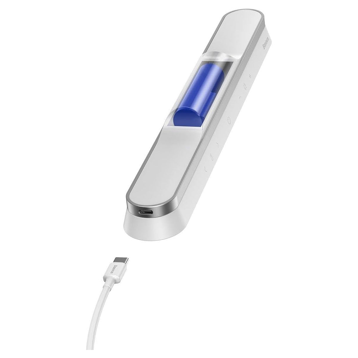 Baseus Magnetic Stepless Dimming Charging Desk Lamp Pro (White) (DGXC-02)