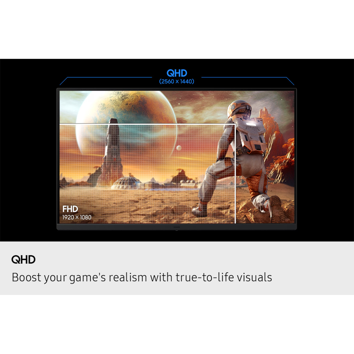 Samsung Odyssey G5 G53F LS27FG530EEXXP 27" QHD (2560x1440) 200Hz 1ms MPRT IPS Gaming Monitor