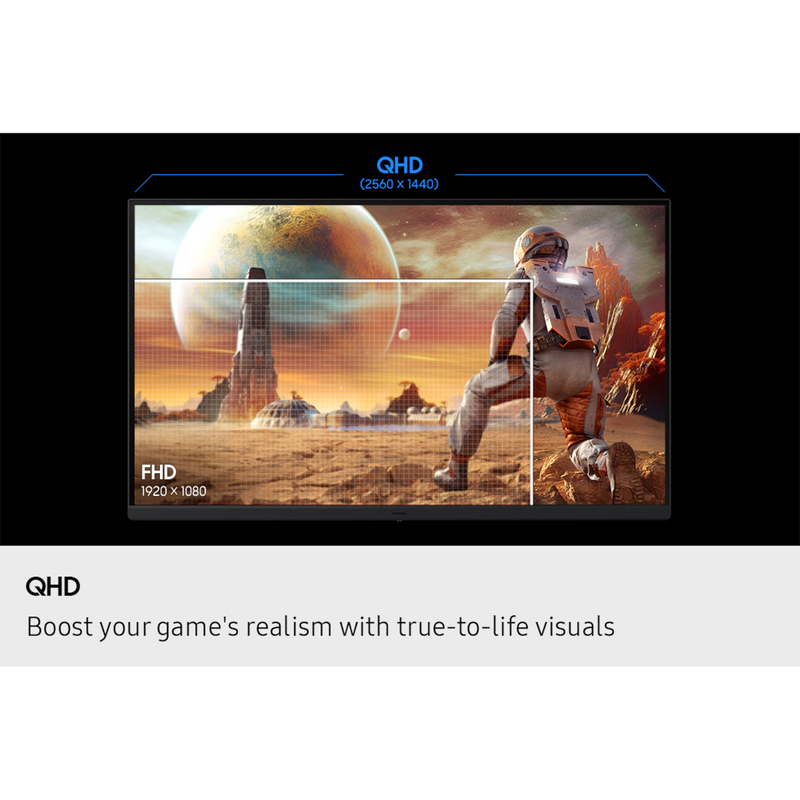 Samsung Odyssey G5 G53F LS27FG530EEXXP 27" QHD (2560x1440) 200Hz 1ms MPRT IPS Gaming Monitor