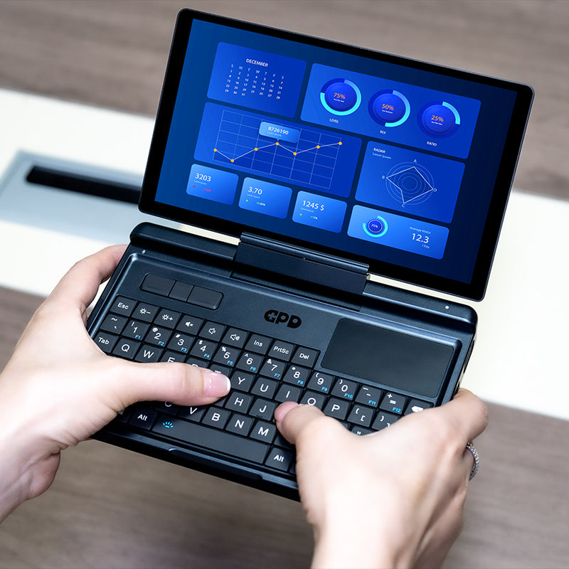 GPD MicroPC 2 Intel N250 Processor 7" (1920x1080) 16GB RAM LPDDR5 4800 MT/s 512GB SSD Intel Graphics