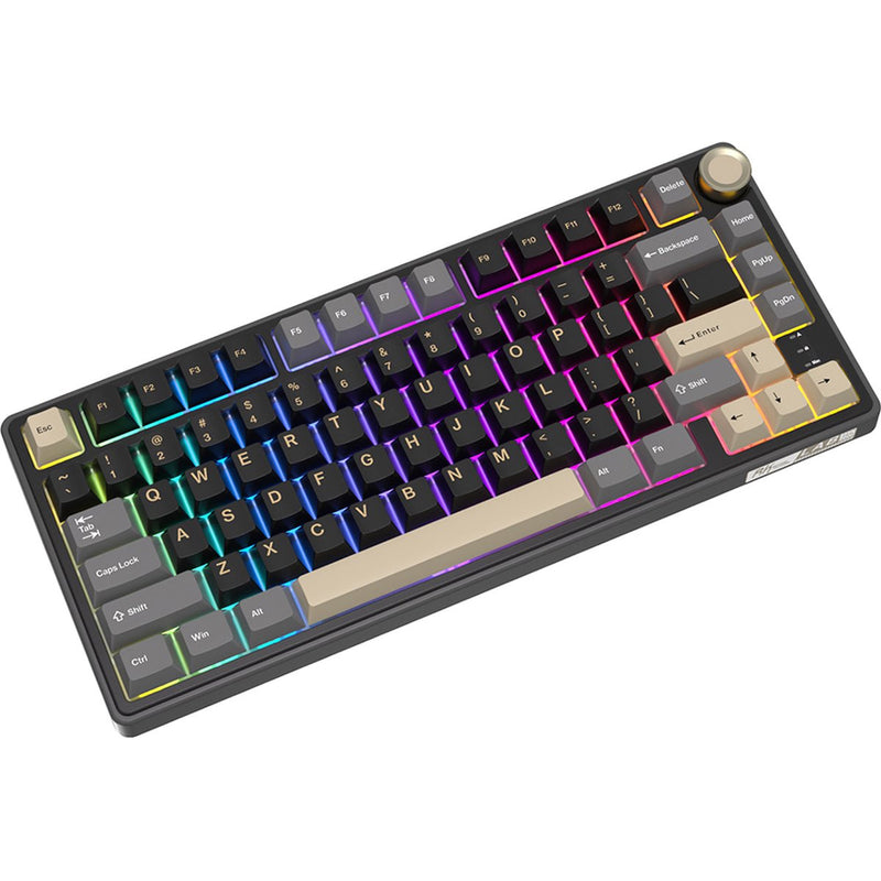 Royal Kludge R75 QMK Single-Mode RGB 81 Keys Hot-Swappable Mechanical Keyboard Phantom