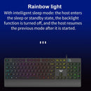 Aula Wind T201 Wired Membrane Gaming Keyboard & Mouse Combo (Black)