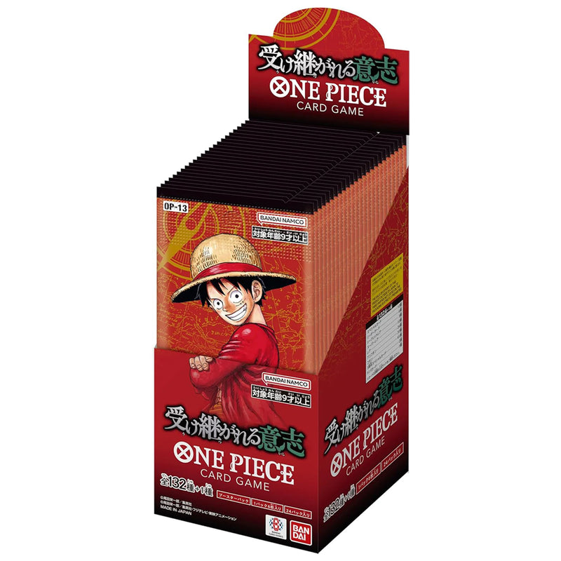 One Piece Trading Card Game Booster Box Carrying On His Will [OP-13] (Box of 24)
