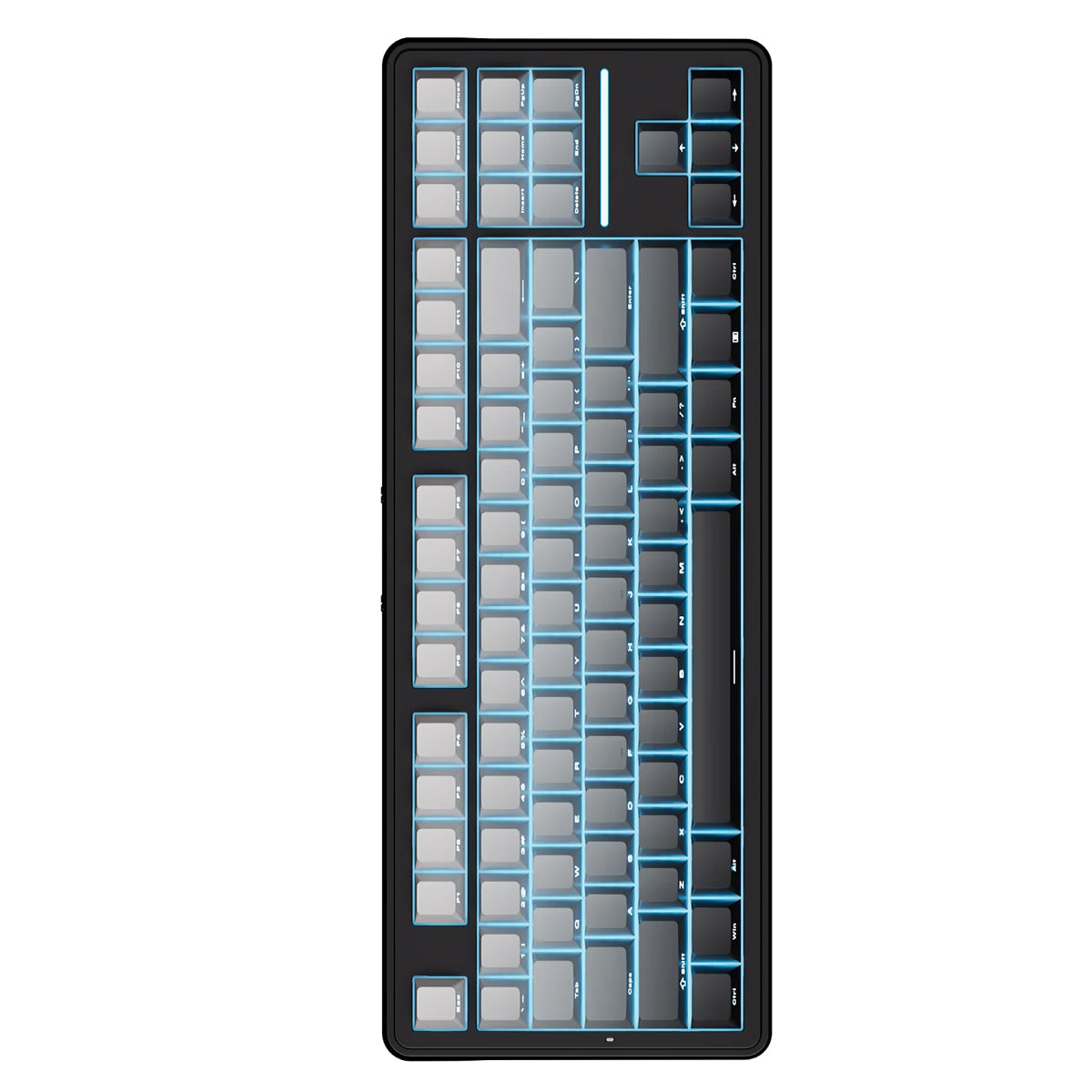ATK A87 Pro RGB Tri-Mode 87-Keys Gasket-Mounted Hot-Swappable Mechanical Keyboard (Shadow Black)