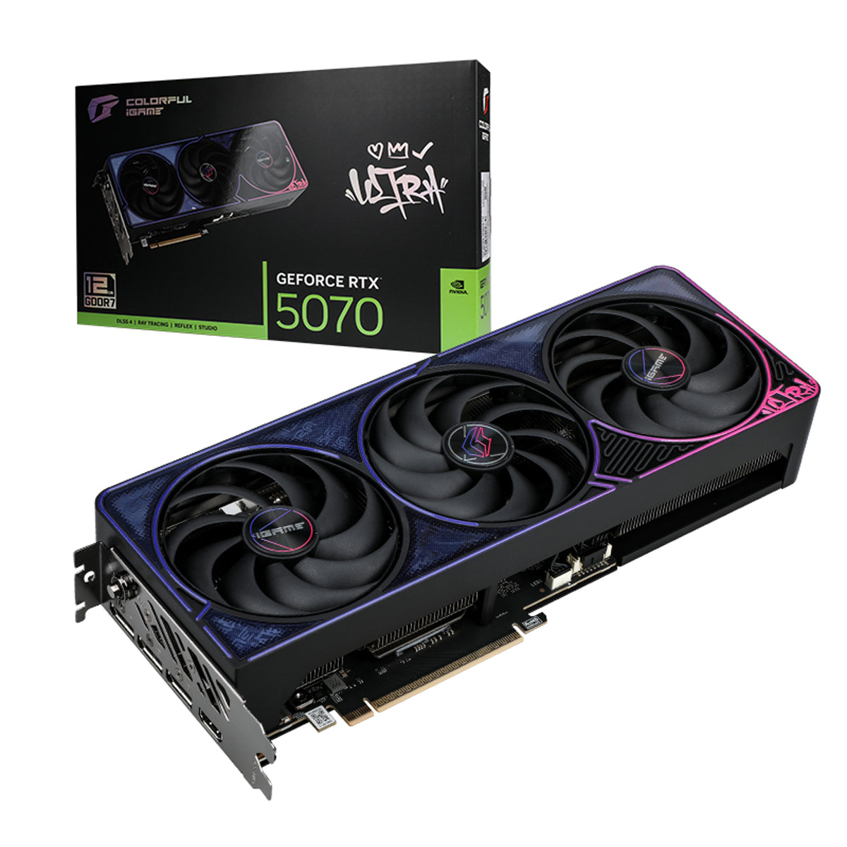 Colorful iGame GeForce RTX 5070 Ultra OC 12GB-V GDDR7 Graphics Card