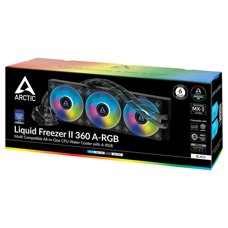 Liquid Freezer II 360 A-RGB Multi Compatible AIO CPU Water Cooler (Black) (ACFRE00101A)