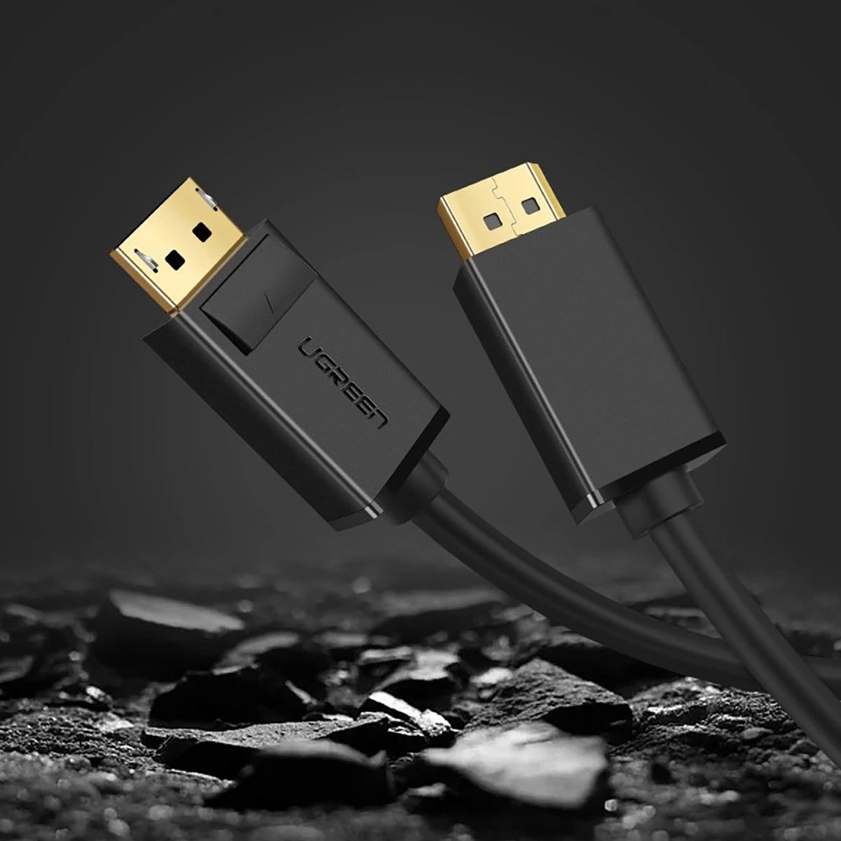 Ugreen DP 1.2 Male to Male Cable - 2m (Black) (DP102/10211)