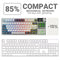 Royal Kludge RK-S85 Tri-Mode RGB 85 Keys Hot Swappable Mechanical Keyboard White Night