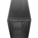 DeepCool CC550 4F Tempered Glass High-Airflow Mid-Tower ATX PC Case (Black) (R-CC550BKANA4-G)