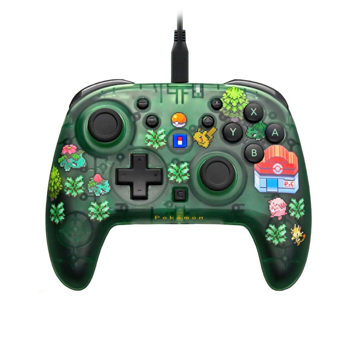Hori Wired Horipad Turbo for Nintendo Switch 2 (Pokemon Pixel Green, Pokemon Pixel Red)