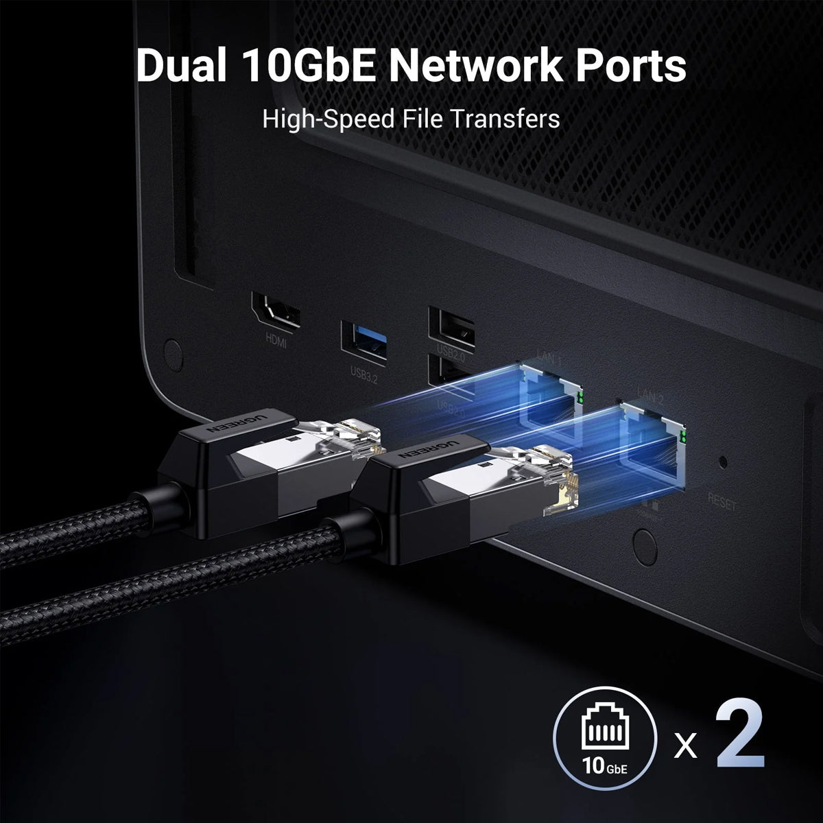 Ugreen NASync XP6800 Pro 6-Bay NAS Diskless Personal Cloud Storage (DXP6800Pro/25898B)