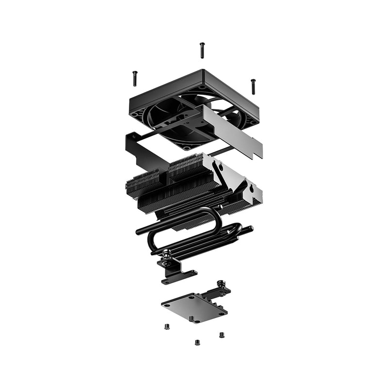 ID-Cooling IS-47-XT V2 47mm Low Profile CPU Air Cooler (Black)