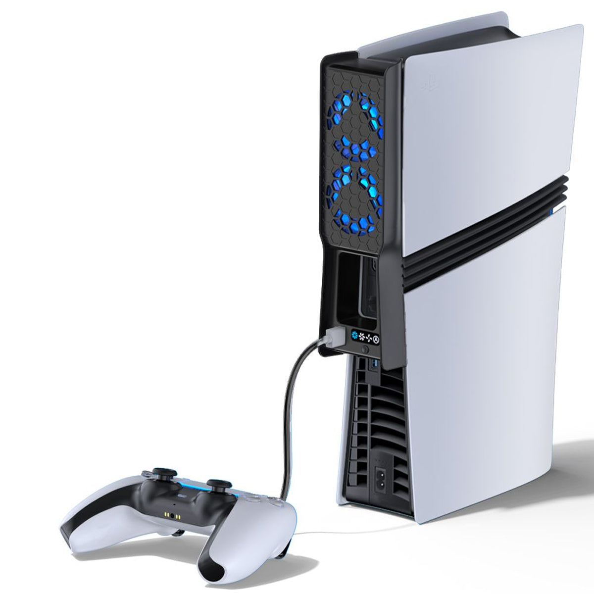 PS5 Auto Mode Cooling Fan with 3 Speed Levels for PS5 Slim / PS5 Pro