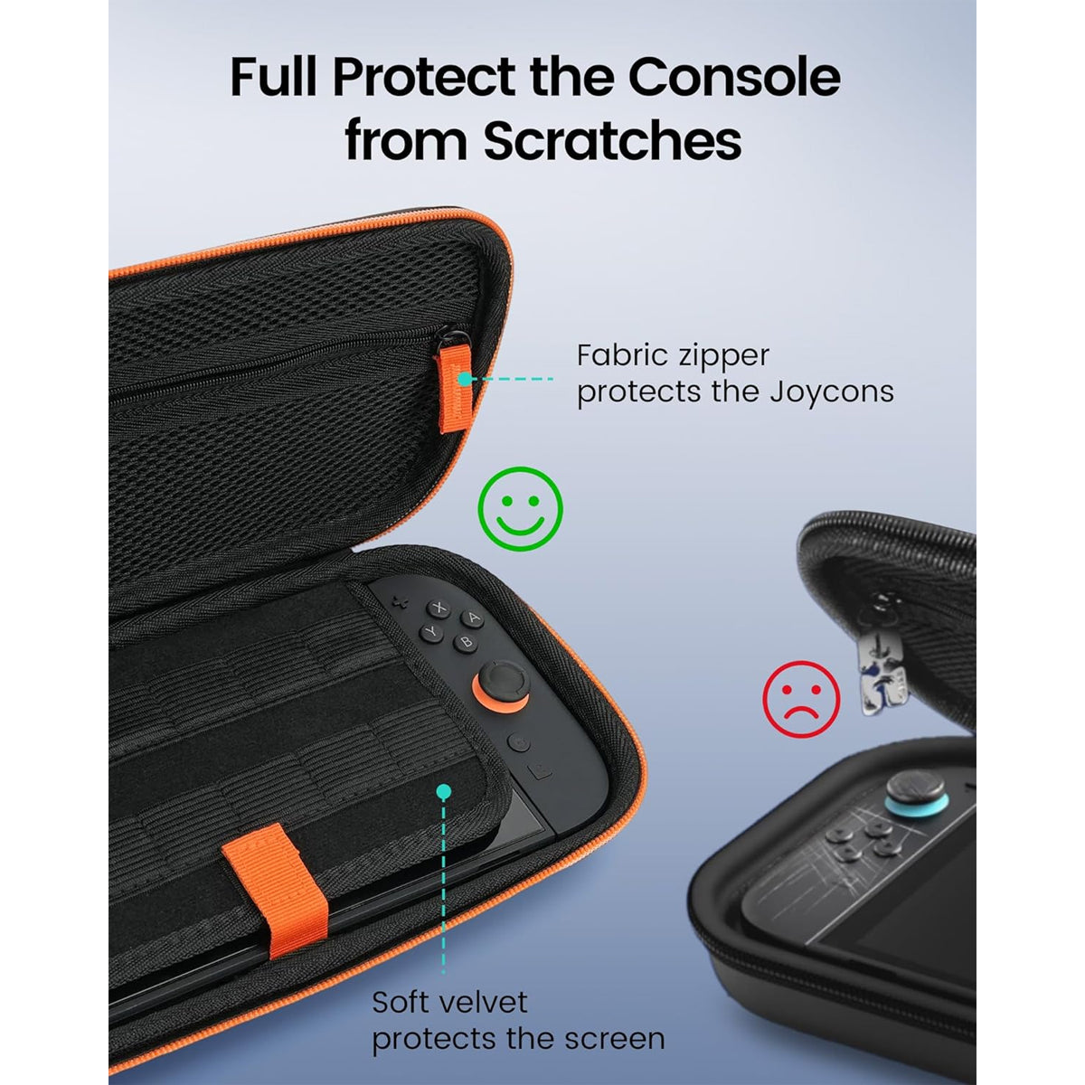 Transnovo Cross-grain PU leather Travel Carrying Case for Nintendo Switch 2