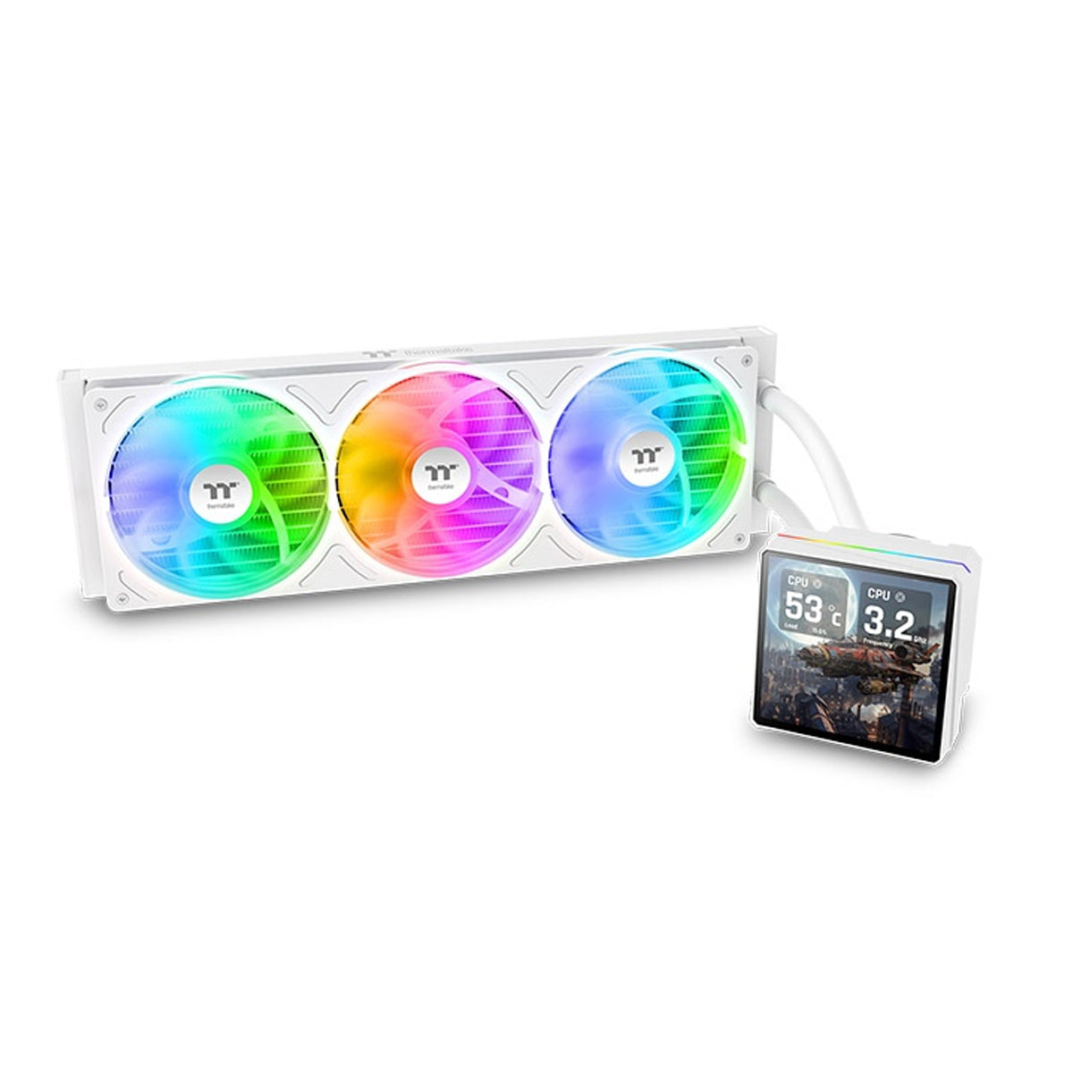 Thermaltake TH360 V3 Ultra ARGB Sync AIO Liquid Cooler with 3.95" LCD Display