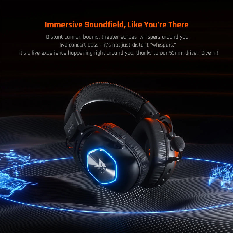 Bigbig Won Halo Pro Tri-Mode Gaming Headset