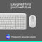 Logitech MK250 Compact Wireless Mouse and Keyboard (Off-White) (920-013560)