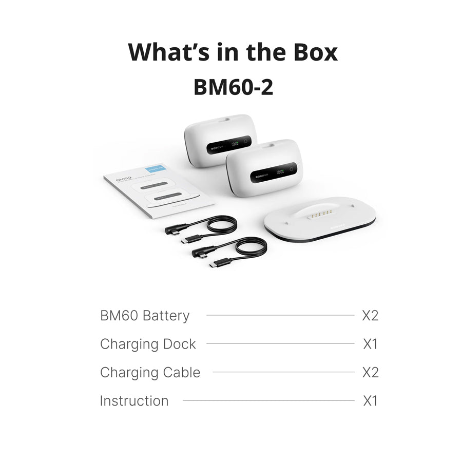 BoboVR BM60 Battery & Dock Combo