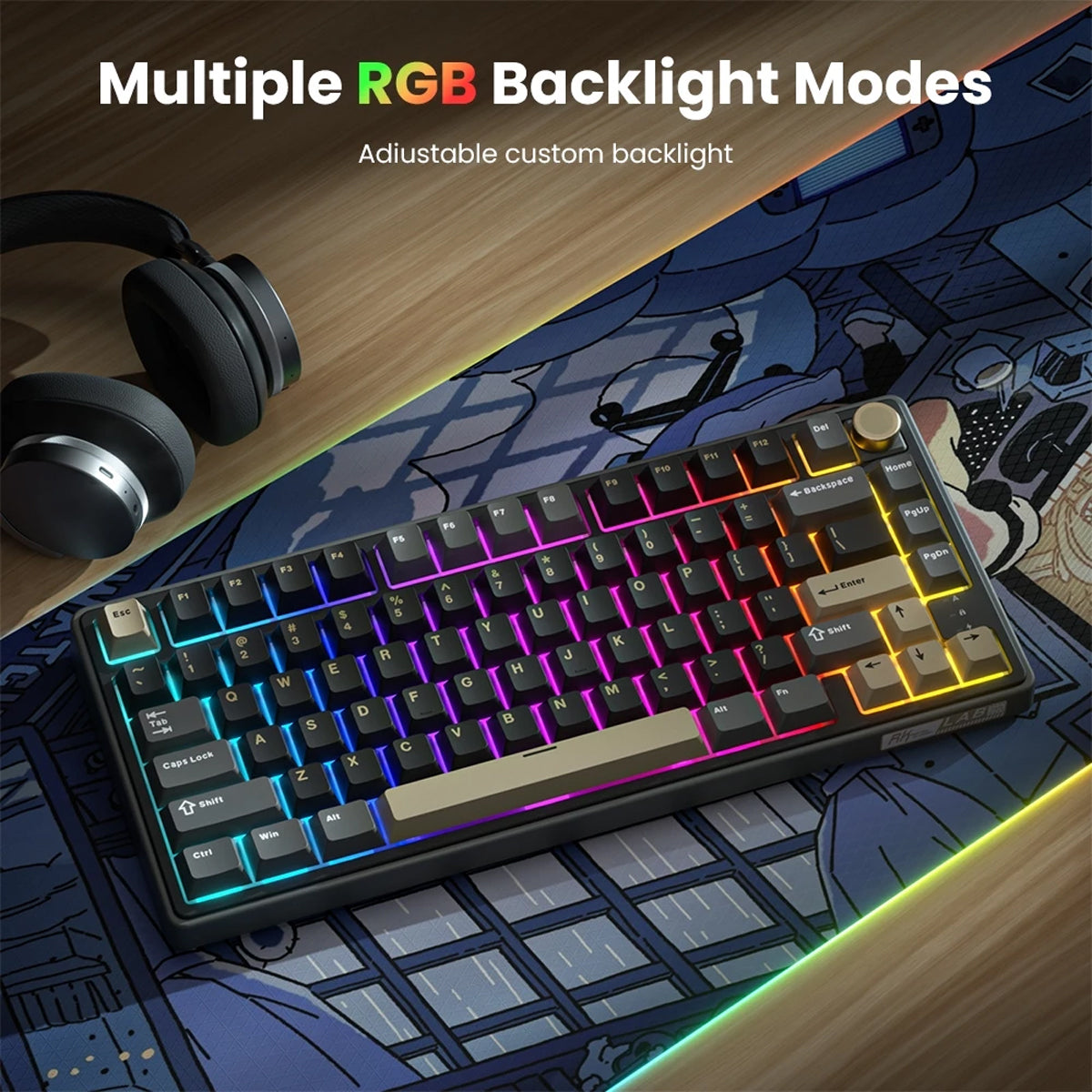 Royal Kludge R75Pro QMK Tri-Mode RGB 80 Keys Hot-Swappable Keyboard
