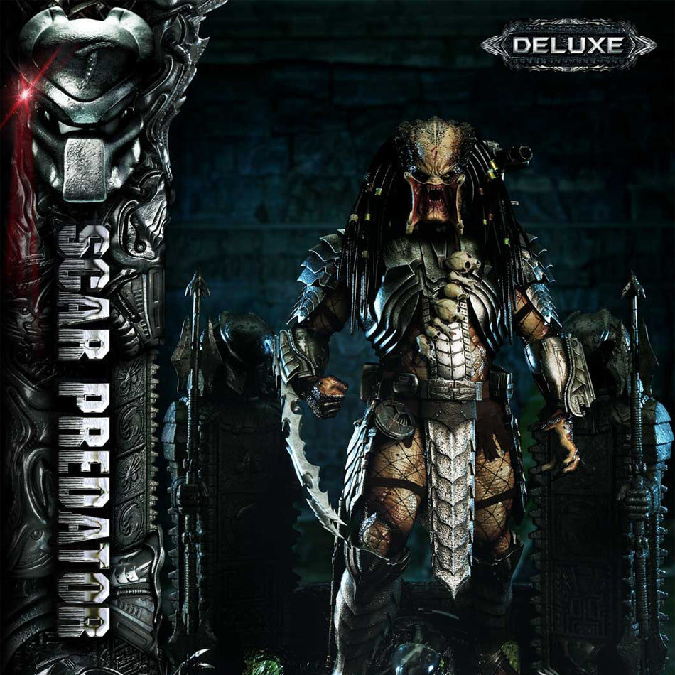 Prime 1 Studio Museum Masterline Alien vs. Predator (Film) Scar Predator DX Bonus Version (MMPR-04DXS)